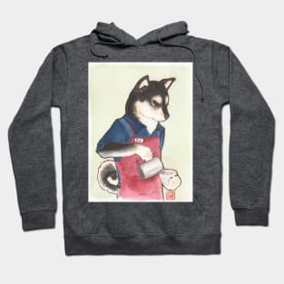 Barista Shiba Hoodie